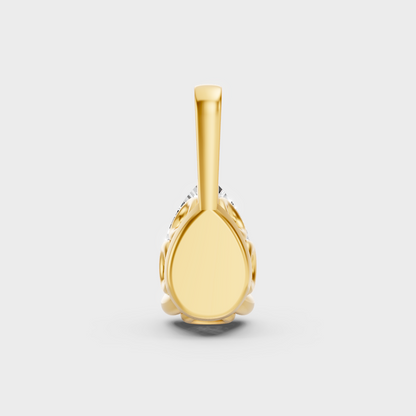 Fine Jewelry Lab-Created Diamond Pendant Yellow Gold