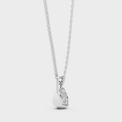 Certified Lab-Grown Diamond Pendant Platinum Fine Jewelry