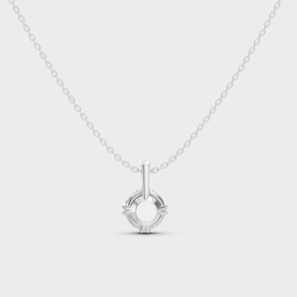 Certified Lab-Grown Diamond Pendant Platinum Jewelry