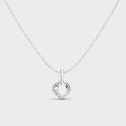 Certified Lab-Grown Diamond Pendant Platinum Jewelry