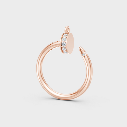 Round Lab-Grown Diamond Pendant Without Chain