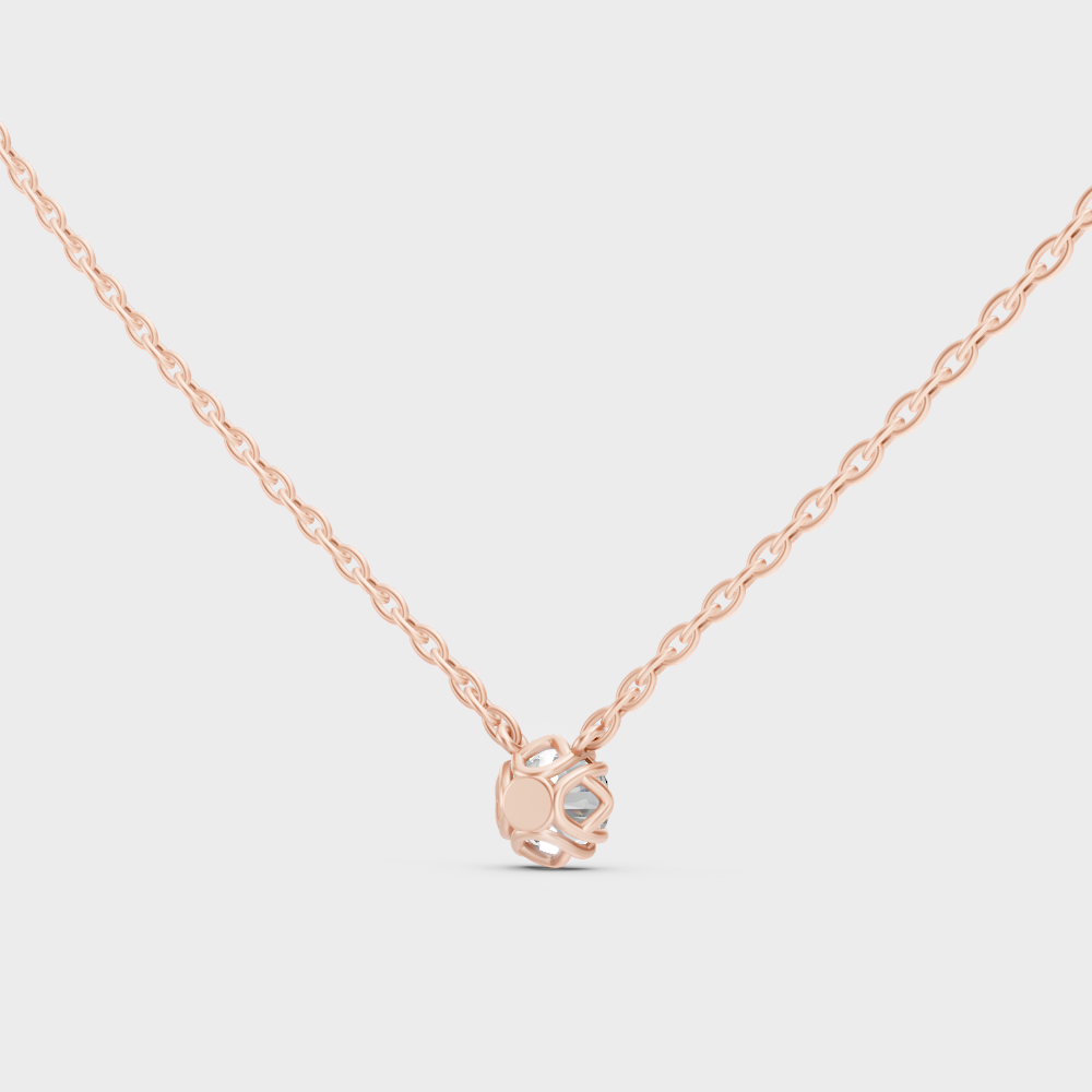 Fine Jewelry Lab-Created Diamond Pendant Rose Gold