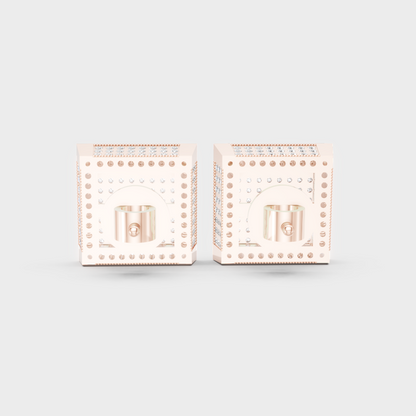 Designer Men’s Lab Grown Diamond Stud Earrings In Hallmark Gold