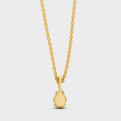 Fine Jewelry Lab-Created Diamond Pendant Yellow Gold