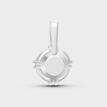Luxury Lab Diamond Pendant White Gold