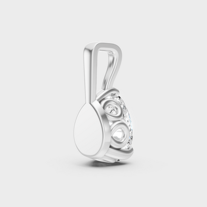 Certified Lab-Grown Diamond Pendant Platinum Fine Jewelry