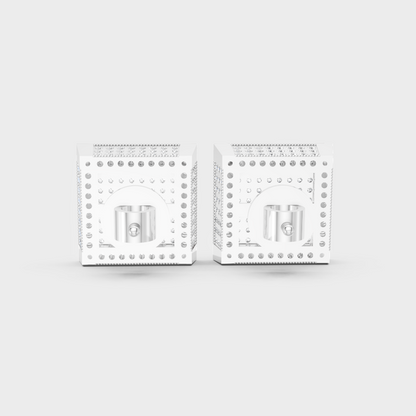 Timeless Men’s Diamond Stud Earrings In White Gold Elegant Finish