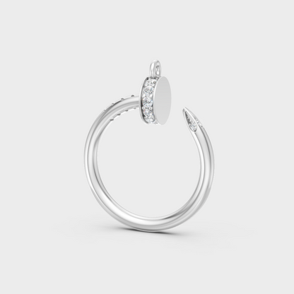 High-Polish 950 Platinum Round-Cut Lab Diamond Pendant For An Everyday Look