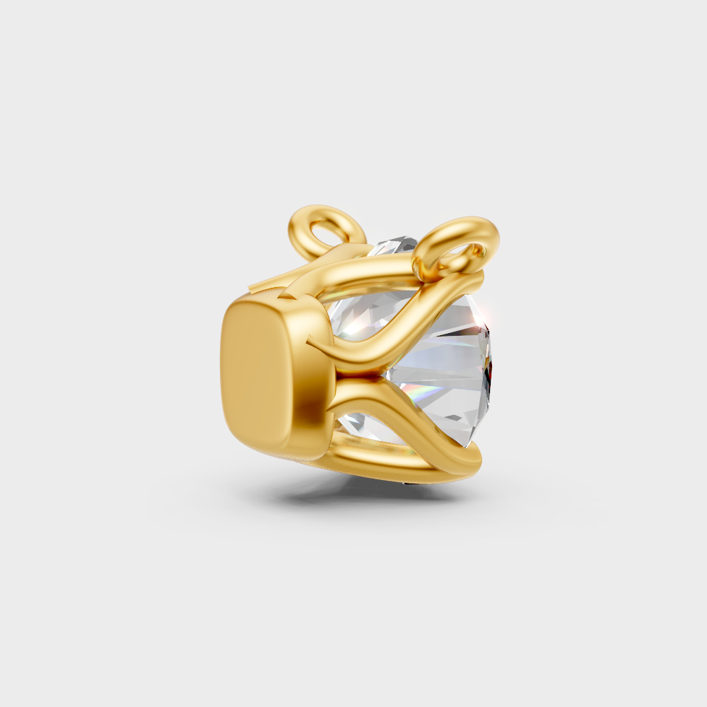 Hallmark Gold Lab-Grown Diamond Pendant Yellow Gold