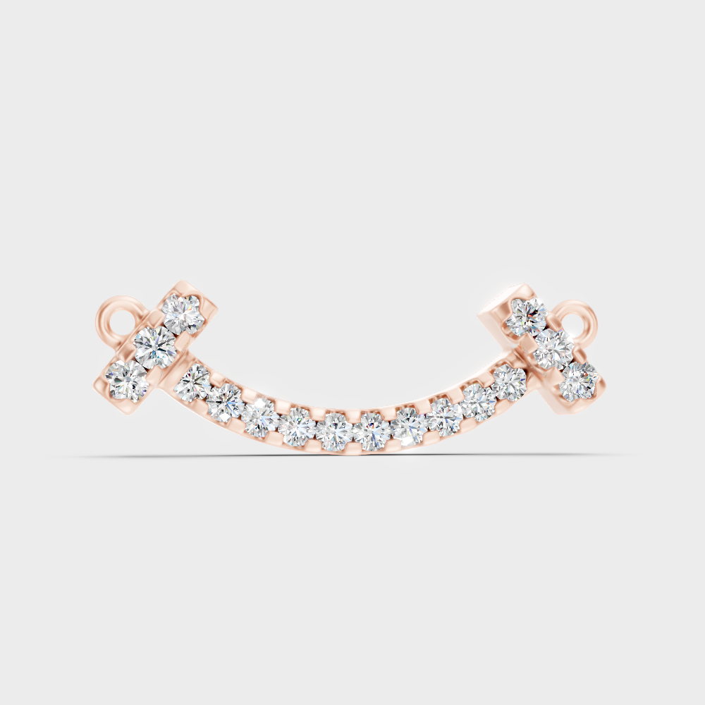 Round Lab-Grown Diamond Pendant Without Chain in