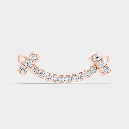 Round Lab-Grown Diamond Pendant Without Chain in