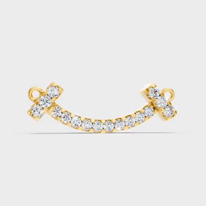 Round Lab-Grown Diamond Pendant Without Chain in
