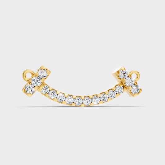 Round Lab-Grown Diamond Pendant Without Chain in