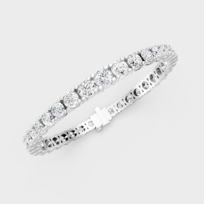 Premium Lab Diamond Tennis Bracelet Platinum
