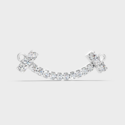 Round Lab-Grown Diamond Pendant Without Chain in