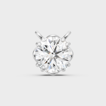 Certified Lab-Grown Diamond Pendant White Gold