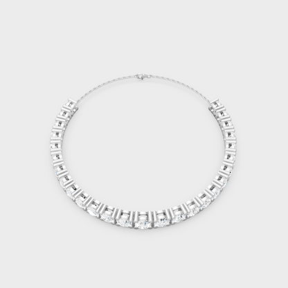 Luxury Round Diamond Bracelet White Gold Jewelry