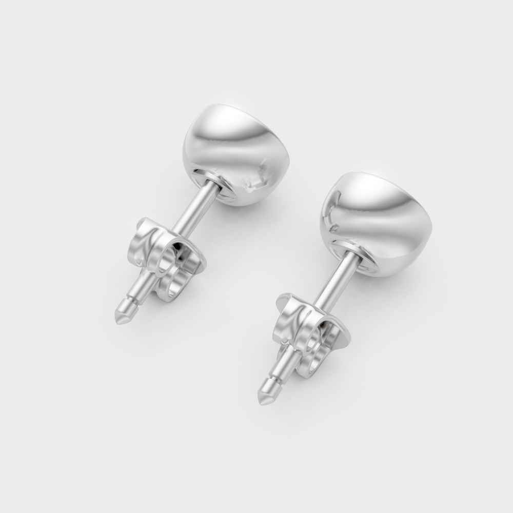 Ethical Lab-Grown Diamond Stud Earrings In Platinum