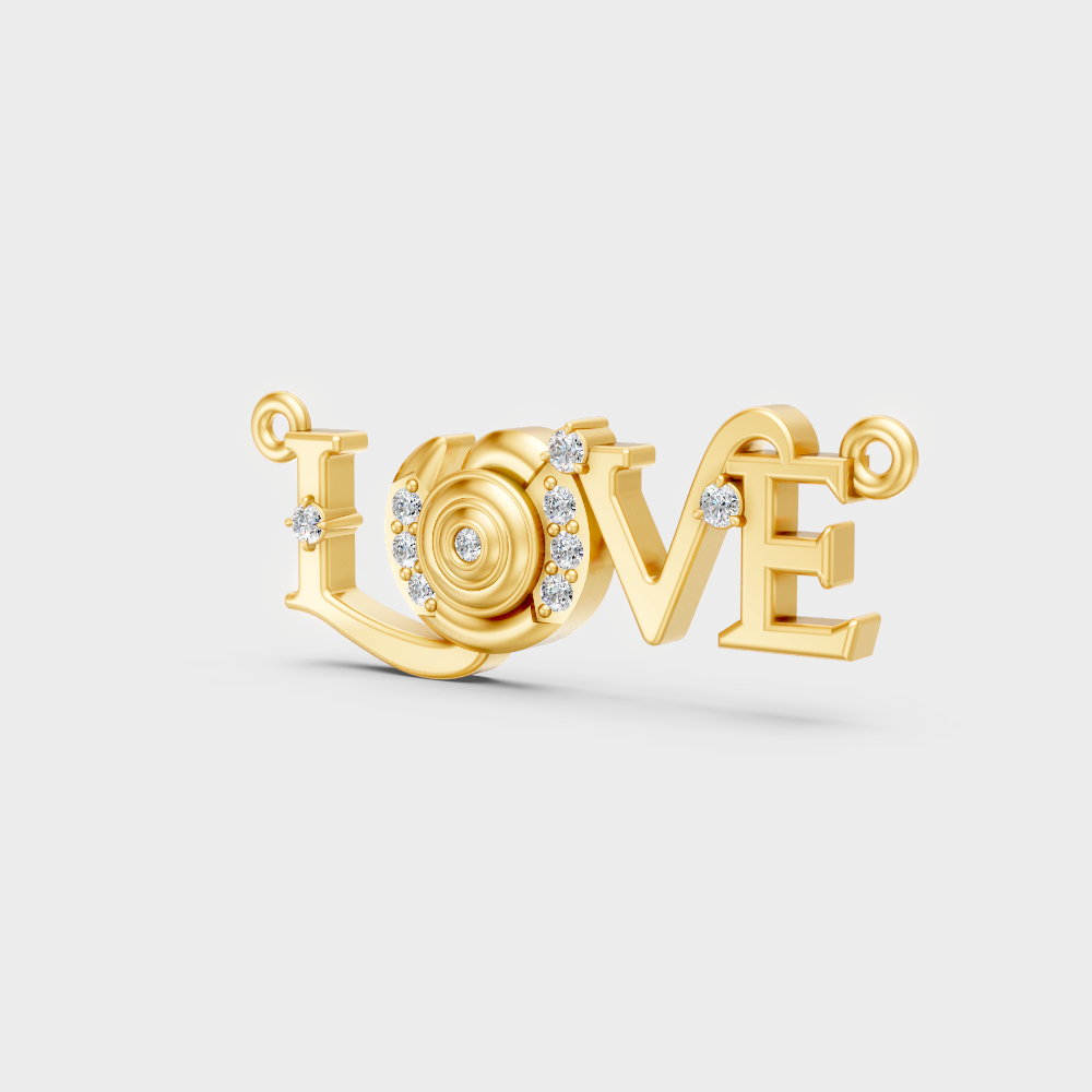 Yellow Gold Round Diamond Pendant For A Minimalist And Ethical Style