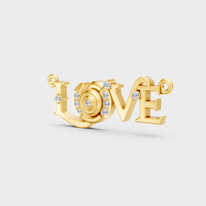 Yellow Gold Round Diamond Pendant For A Minimalist And Ethical Style