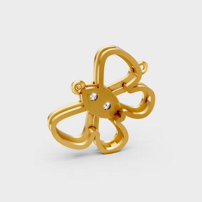 Yellow Gold Round Diamond Pendant For A Timeless And Ethical Style