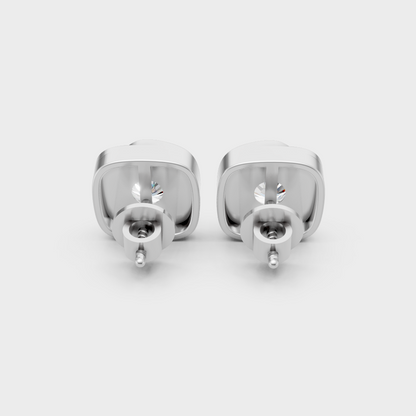 Timeless Lab Grown Diamond Stud Earrings In Platinum GLI Certified Jewelry