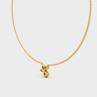 Yellow Gold Multi-Shape Diamond Pendant For A Bold And Ethical Style