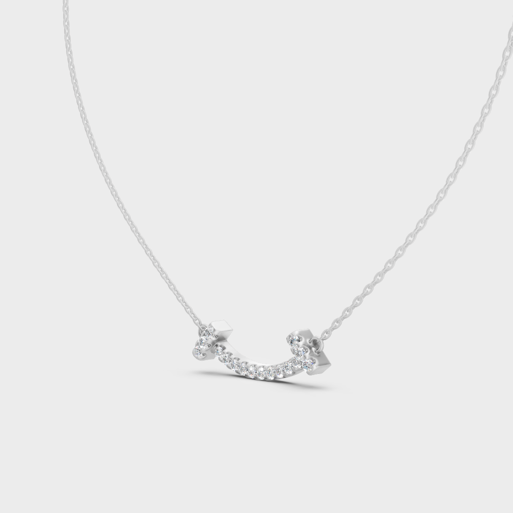 Certified 0.38 Ct Round Diamond Pendant Platinum
