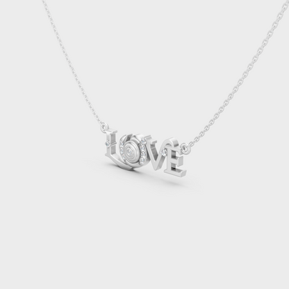 Certified Lab-Grown Diamond Pendant Necklace 0.09 Ct Platinum
