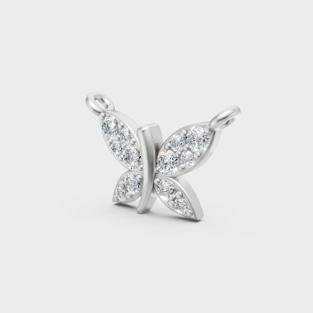 High-Polish 950 Platinum Round-Cut Lab Diamond Pendant For An Everyday Look