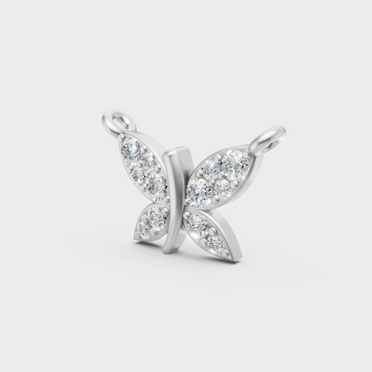 High-Polish 950 Platinum Round-Cut Lab Diamond Pendant For An Everyday Look