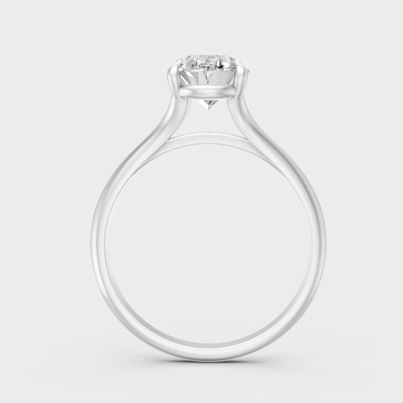 Platinum Oval Diamond Ring 1 To 5 Ct Ultimate Fine Jewelry