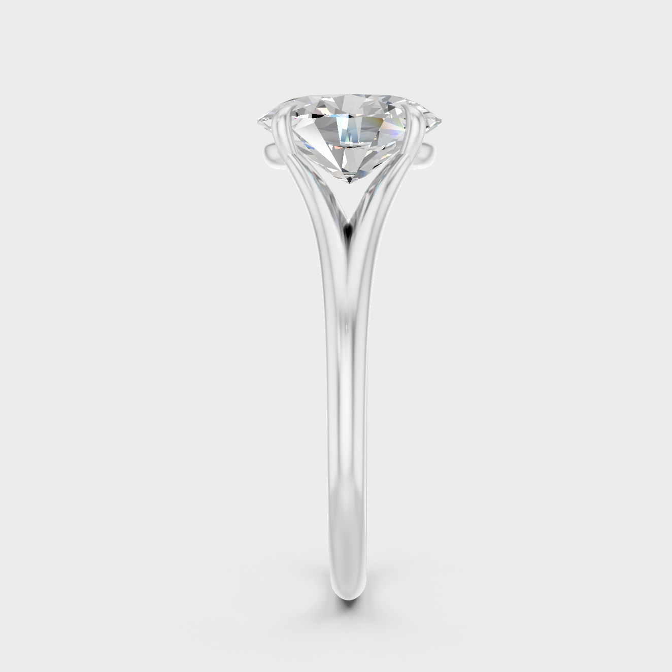 Platinum 950 Oval Diamond Ring 1 To 5 Ct Premium Designer Jewelry