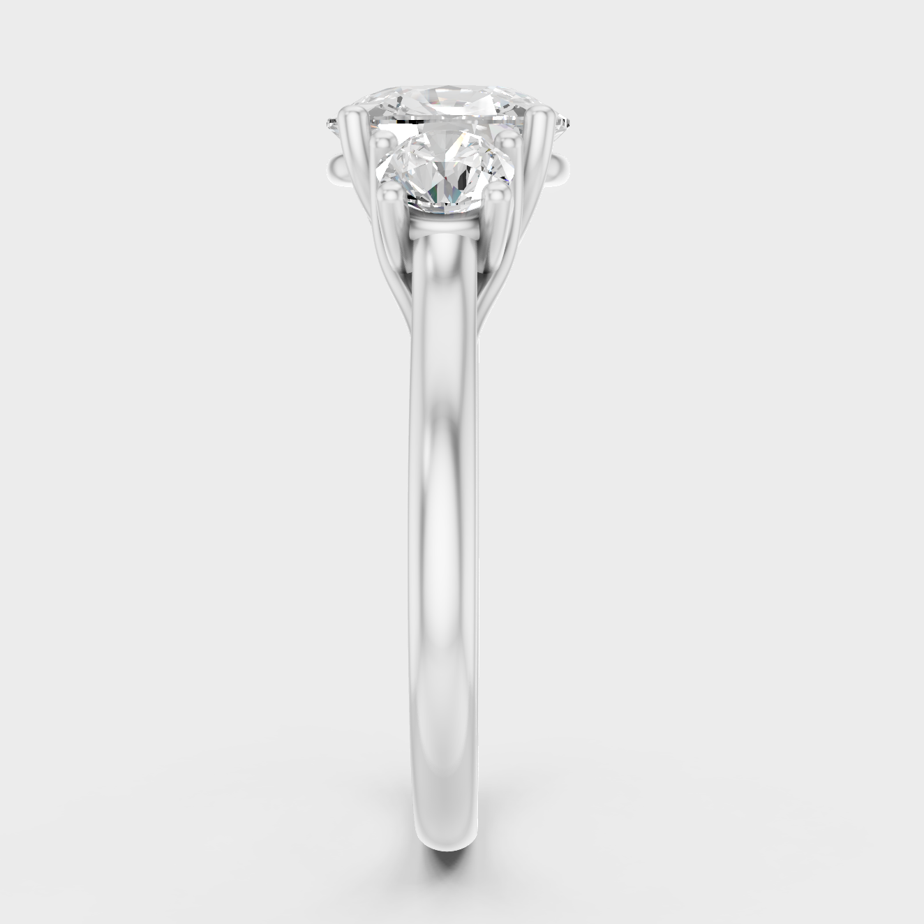 Premium Platinum Cushion Diamond Ring Timeless Sophistication