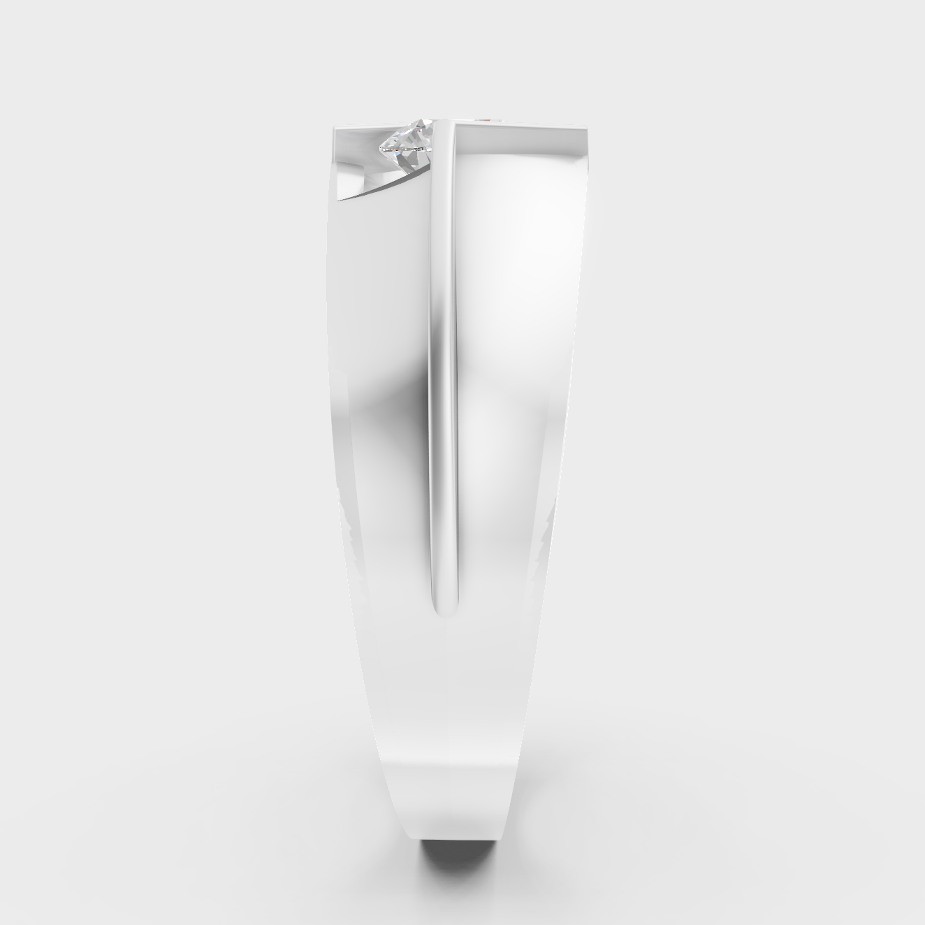 Premium Platinum Mens Diamond Ring Fine Jewelry