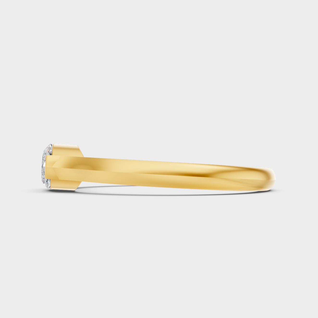 Elegant Marquise Diamond Proposal Ring In Yellow Gold