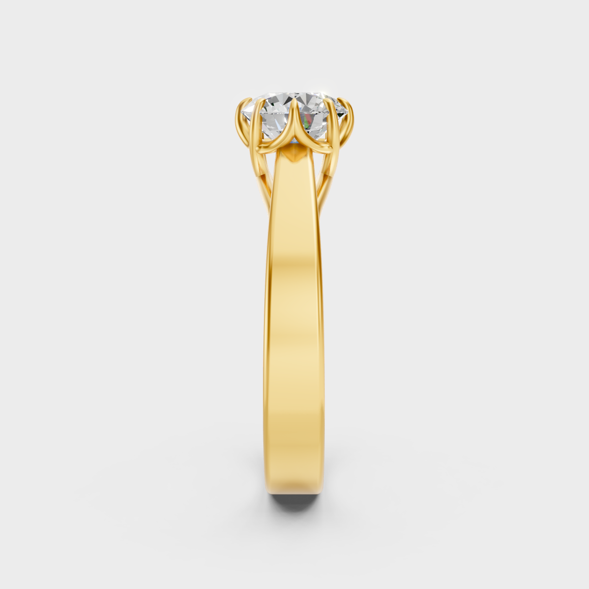  Yellow Gold Diamond Engagement Ring For A Timeless And Ethical Style