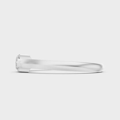 White Gold Certified Marquise Diamond Ring Elegant Design
