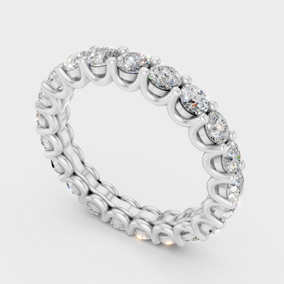 Platinum Fine Jewelry Round Diamond Eternity Ring