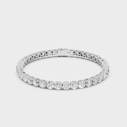 Premium Lab Diamond Tennis Bracelet Platinum