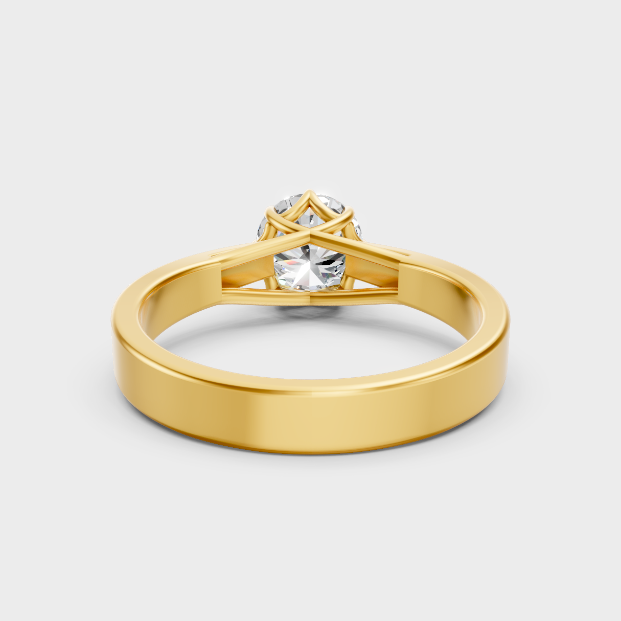 Premium Yellow Gold Jewelry Showcasing Lab-Grown Diamond Design