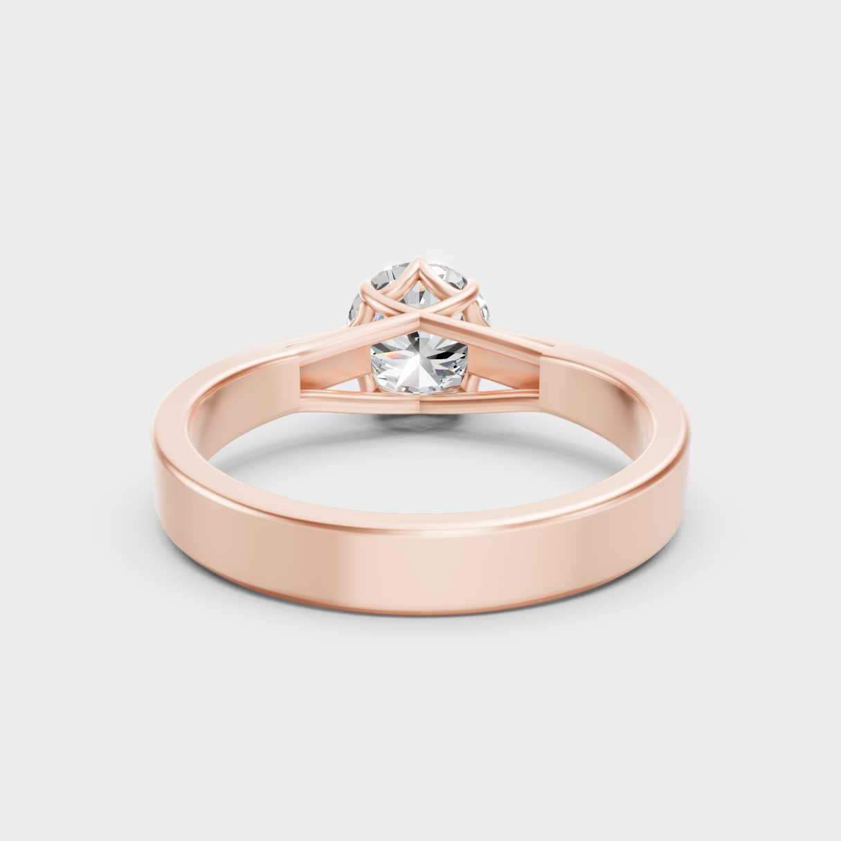 Customizable Rose Gold Lab Diamond Ring For An Ethical Bridal Choice