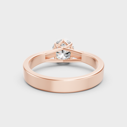 Customizable Rose Gold Lab Diamond Ring For An Ethical Bridal Choice