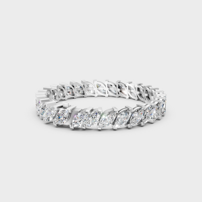 Premium White Gold Bracelet featuring Certified Sustainable Lab Diamonds