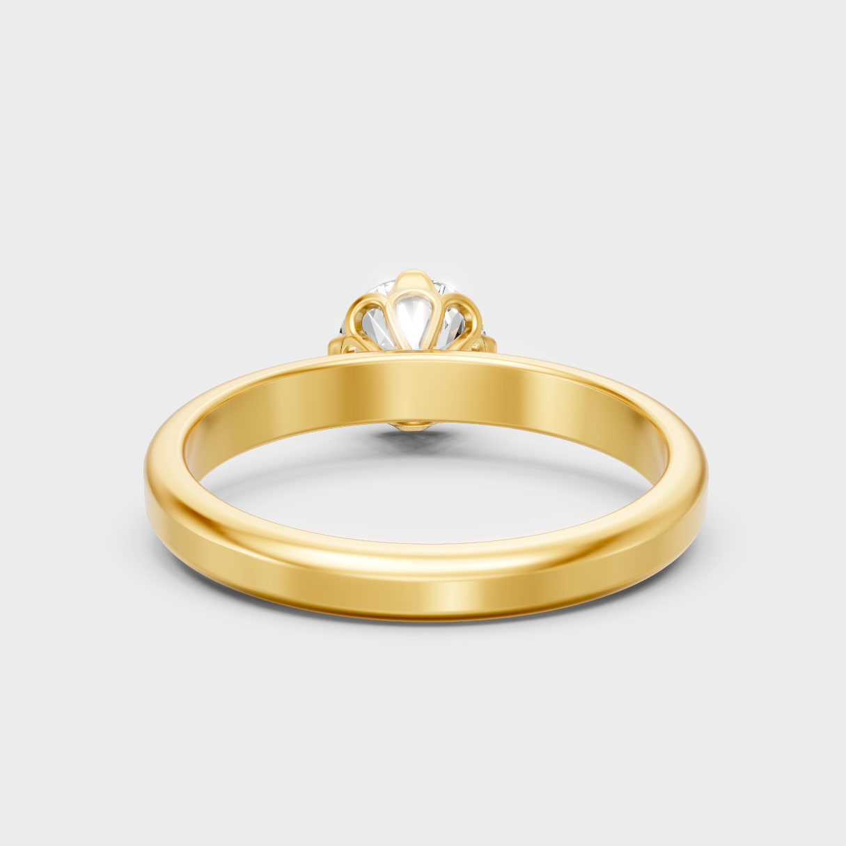 Premium Yellow Gold Jewelry Showcasing Lab-Grown Diamond Design