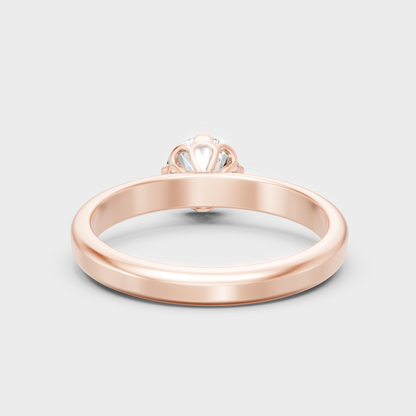 Customizable Rose Gold Lab Diamond Ring For An Ethical Bridal Choice
