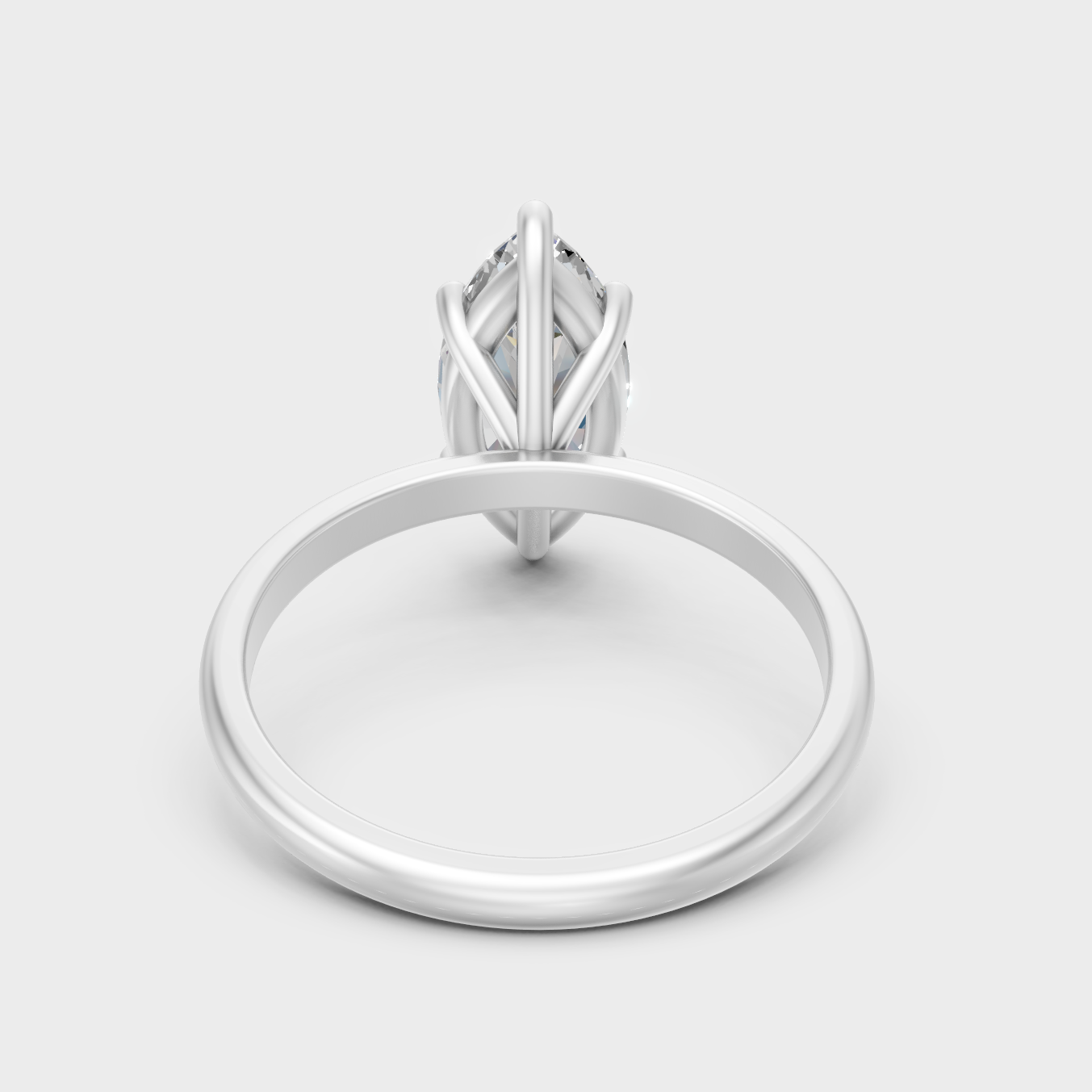 Premium White Gold Jewelry Showcasing Marquise Lab Diamond Design