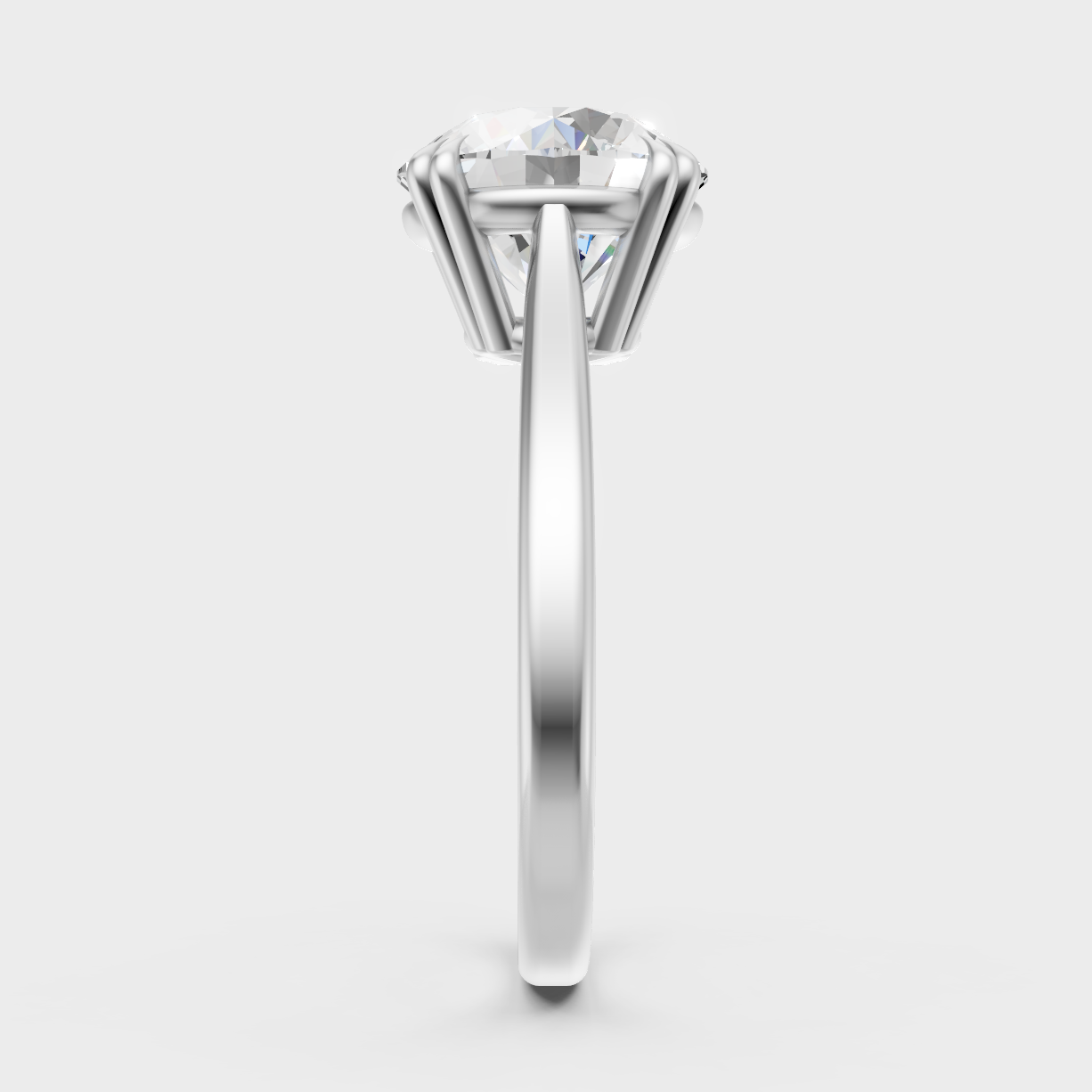 Certified 2.79ct Round Brilliant Solitaire - Platinum Luxury