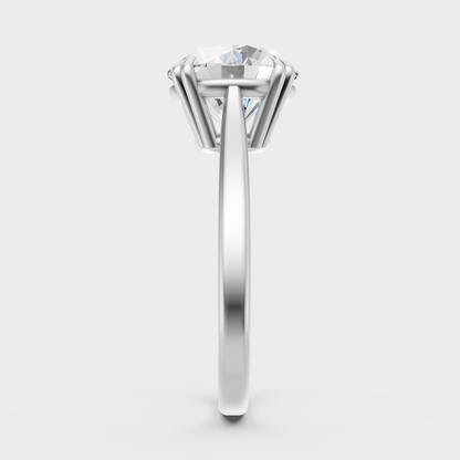 Certified 2.79ct Round Brilliant Solitaire - Platinum Luxury