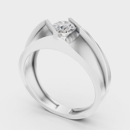Platinum Fine Jewelry Mens Diamond Ring